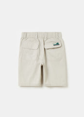 Ovs Cotton Shorts With Drawstring