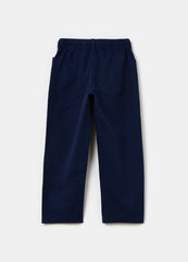 Linen And Cotton Trousers With Drawstring