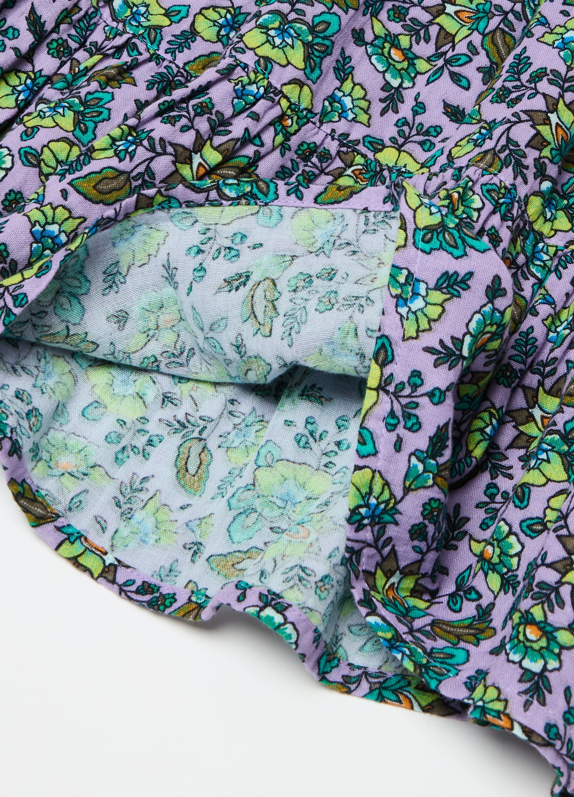 Ovs Cotton Dress With Floral Pattern