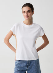 Essential T-Shirt With Contrasting Bands