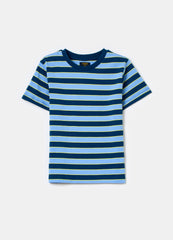 Ovs T-Shirt With Round Neck And Striped Pattern