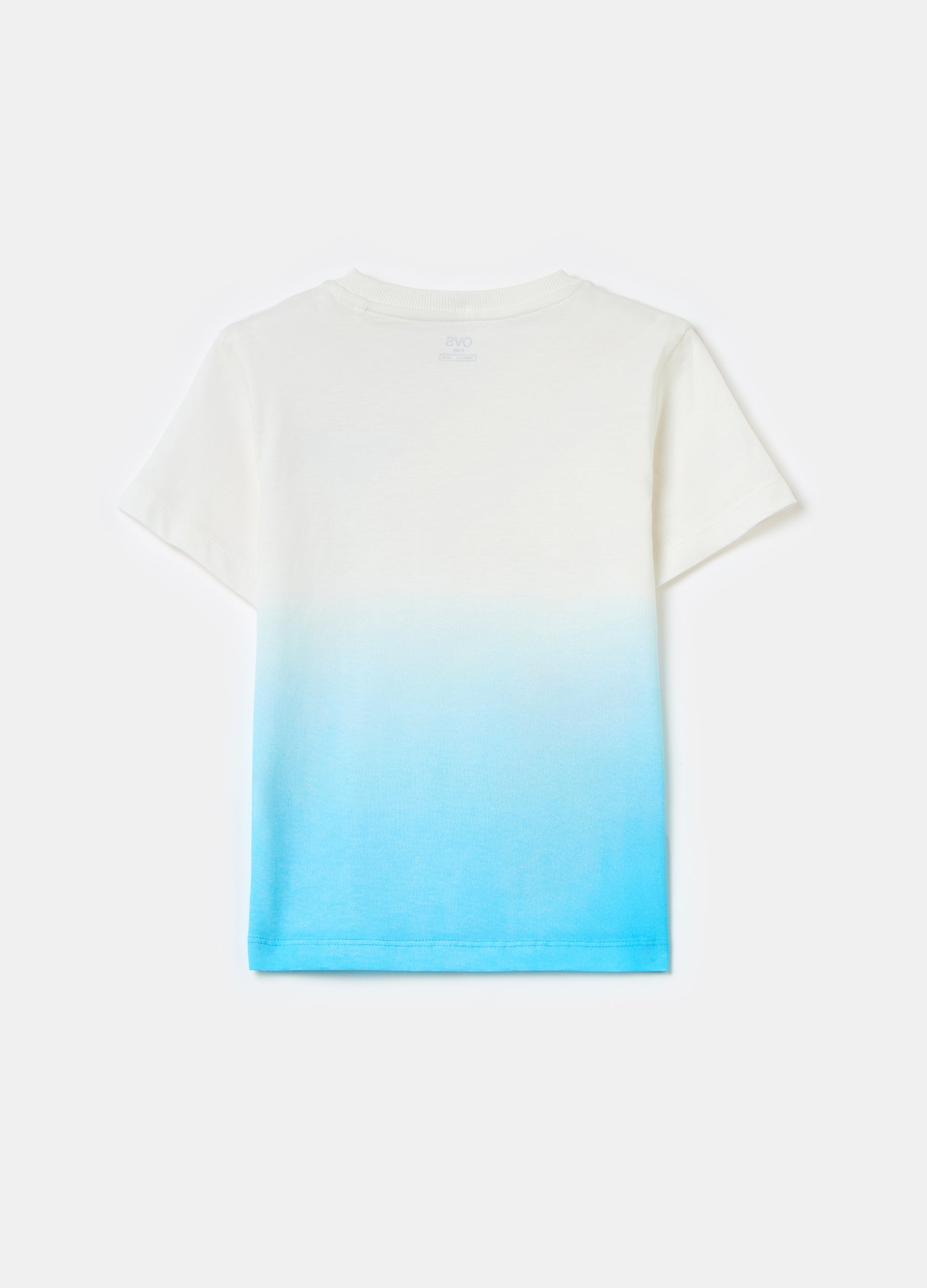 Printed Cotton Degradé T-Shirt