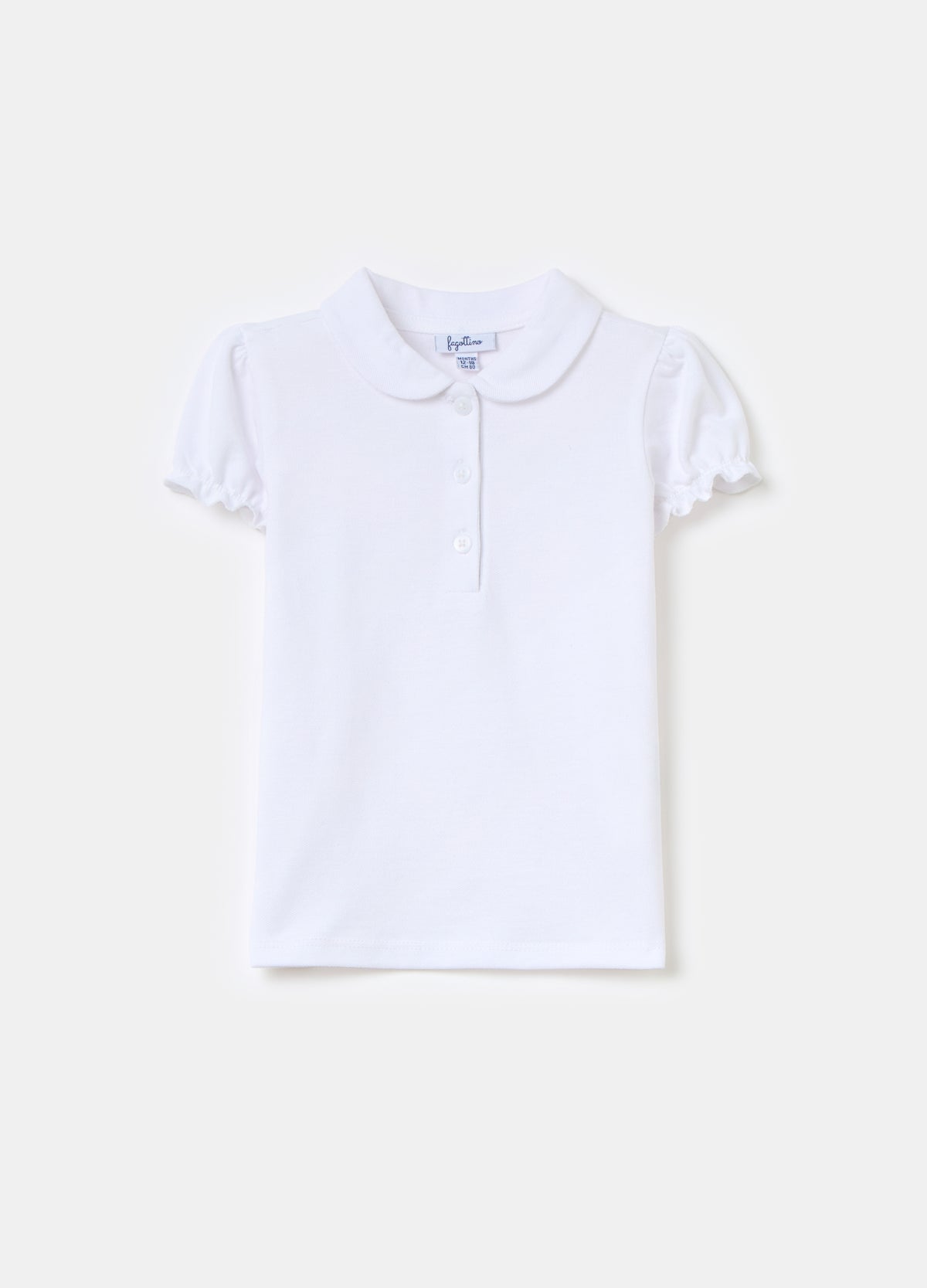 Ovs Cotton Polo Shirt With Frills