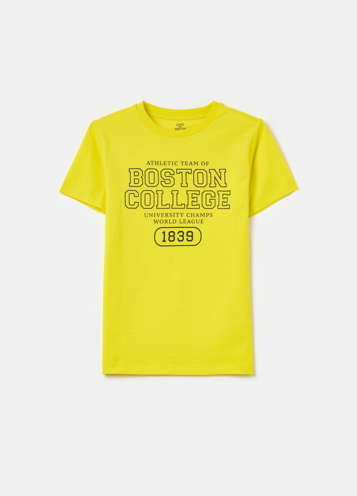 Ovs Printed Cotton T-Shirt