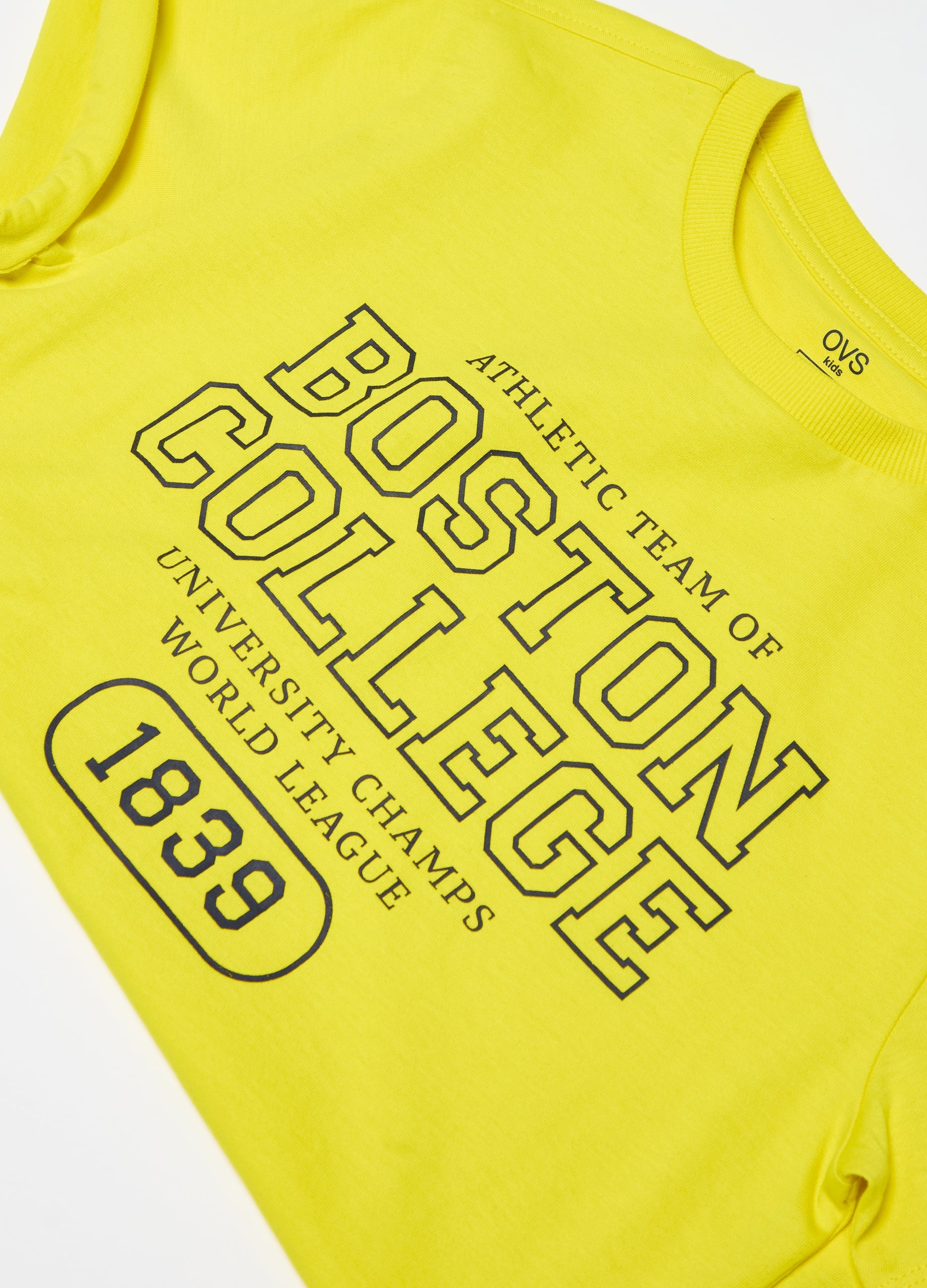Ovs Printed Cotton T-Shirt