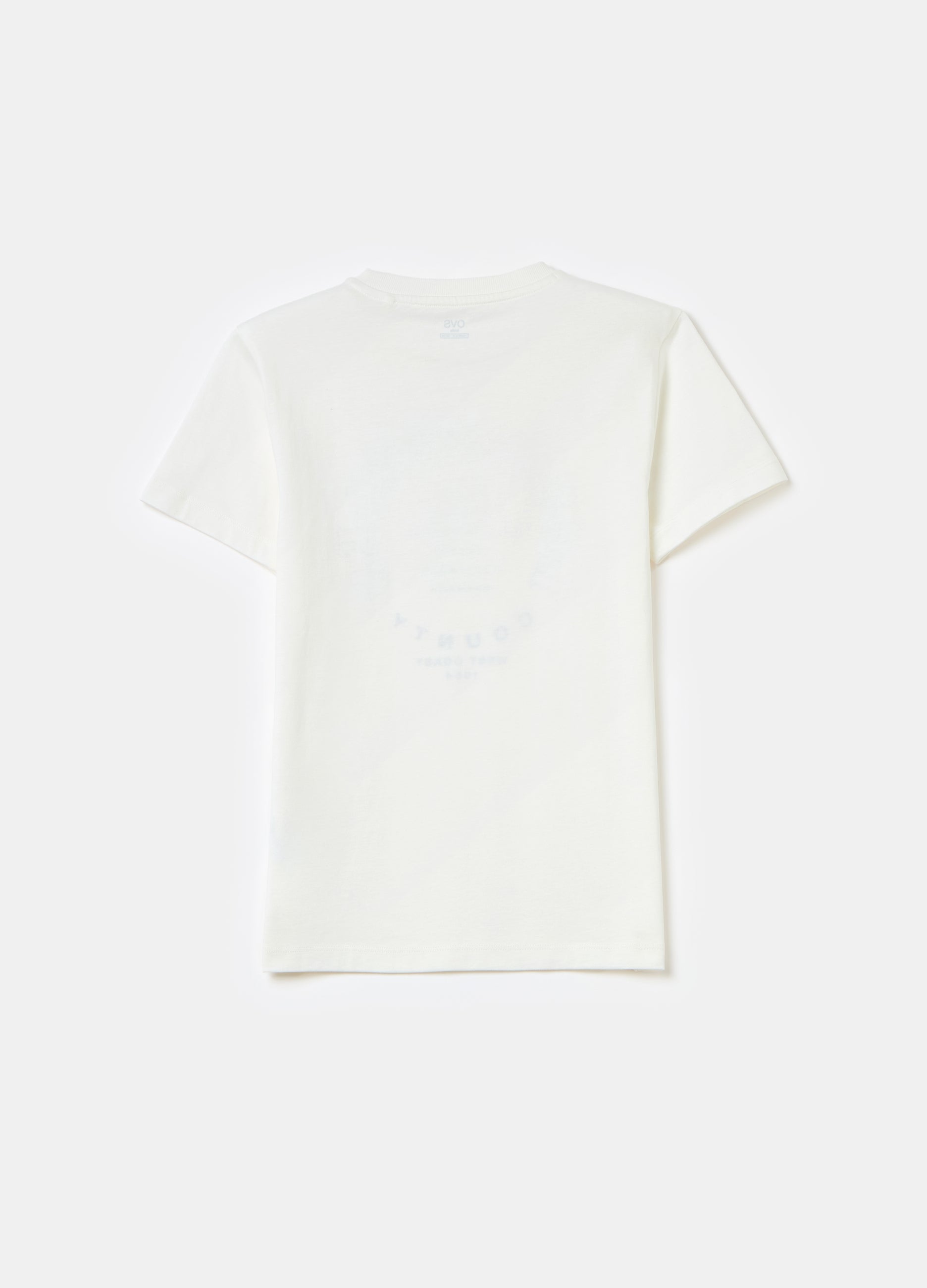 Ovs Printed Cotton T-Shirt