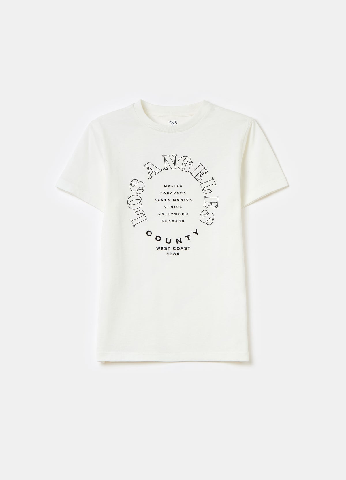 Ovs Printed Cotton T-Shirt