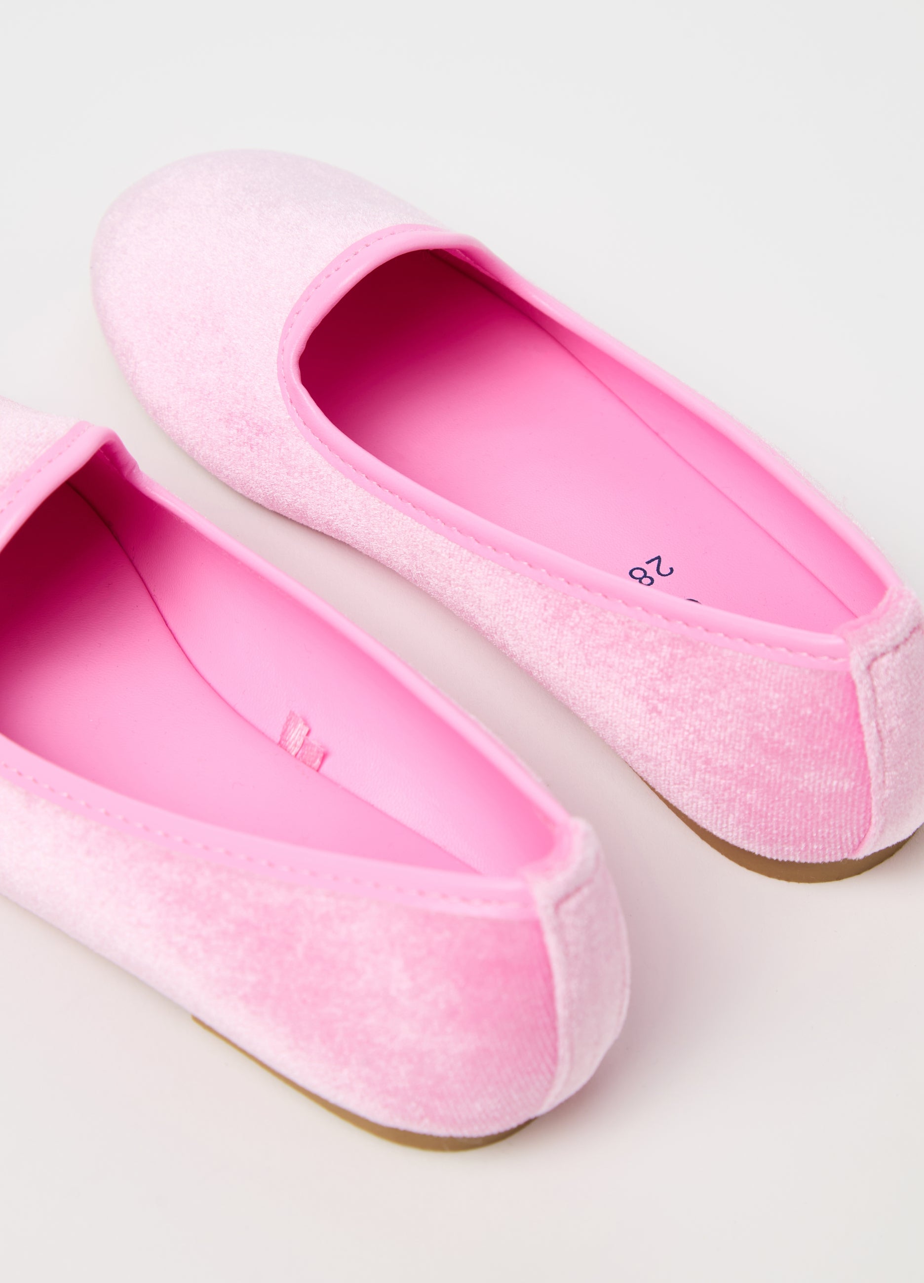 Velvet Ballerina Flats