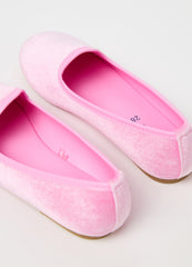 Velvet Ballerina Flats