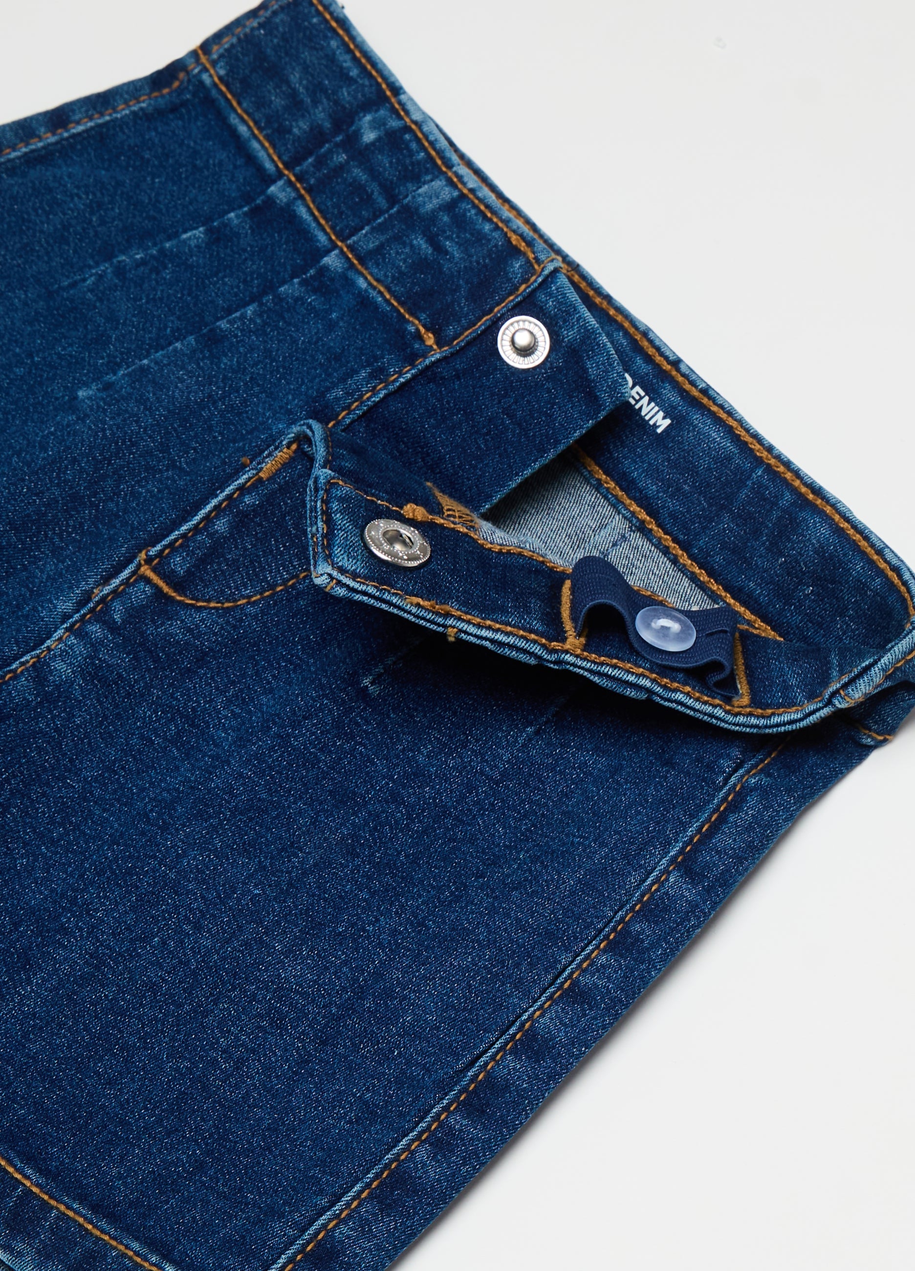 Ovs Denim Shorts With Darts