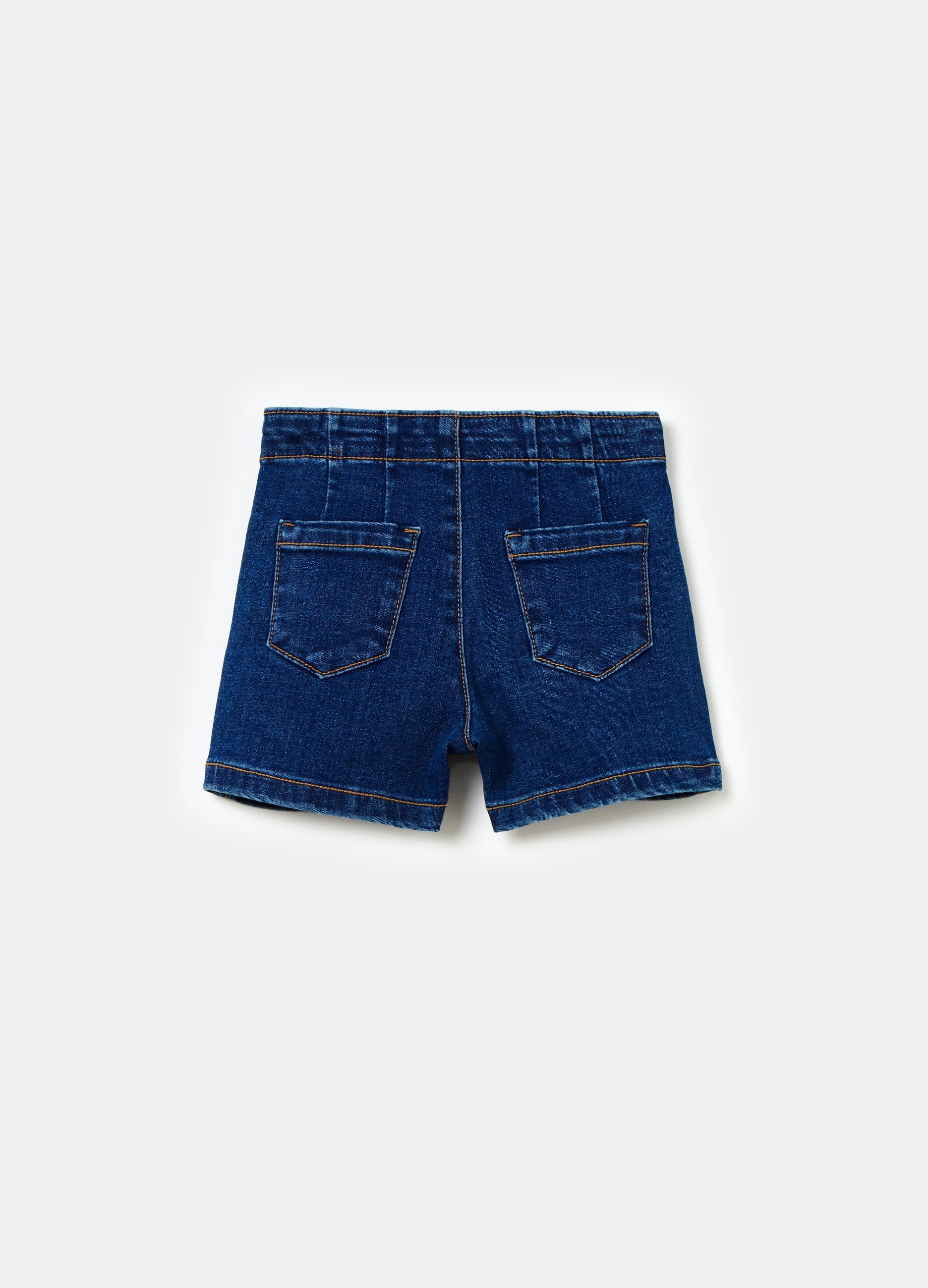Ovs Denim Shorts With Darts