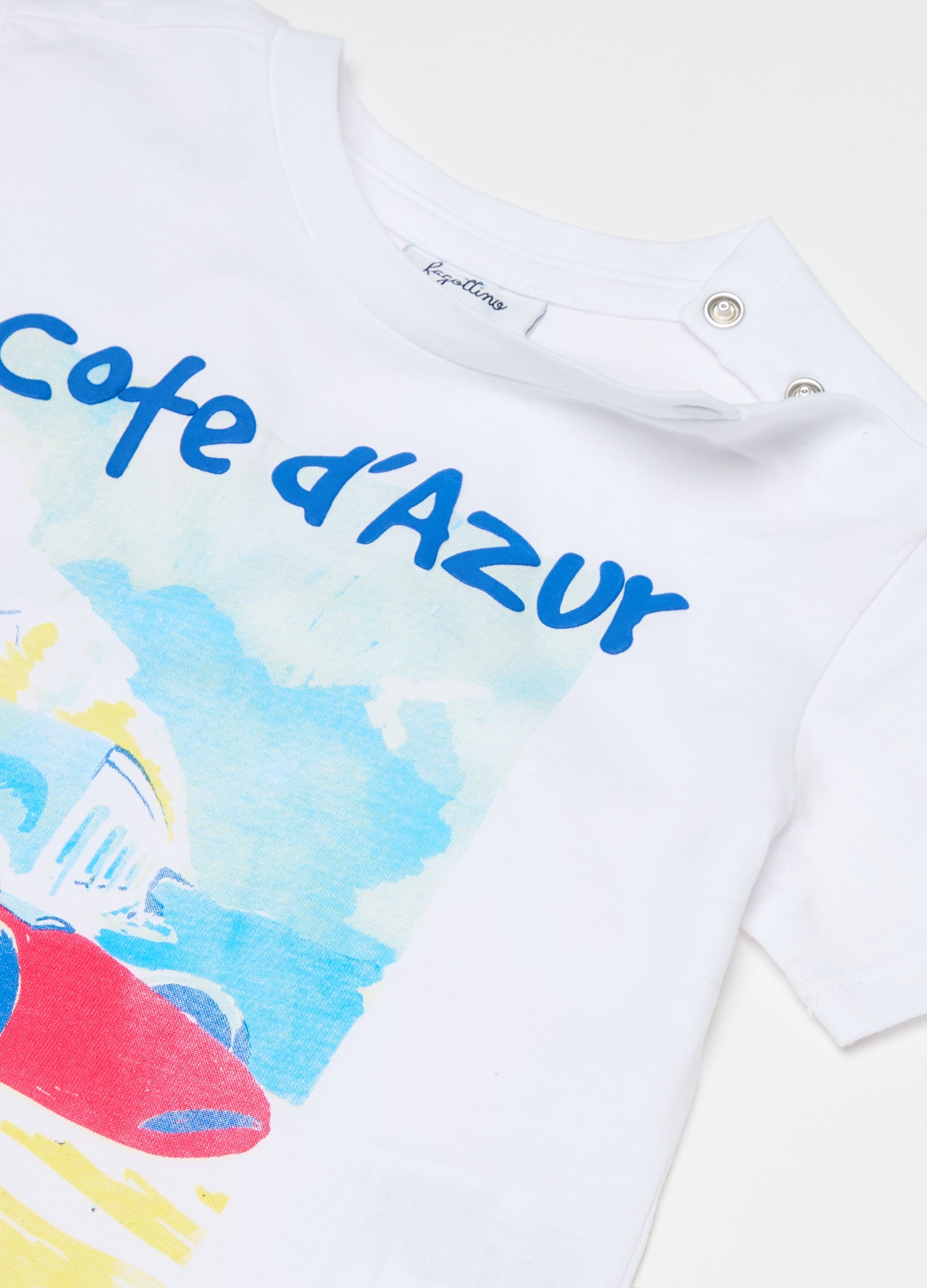 Ovs Printed Cotton T-Shirt