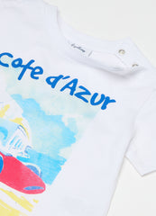 Ovs Printed Cotton T-Shirt