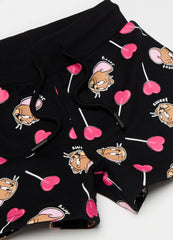 Ovs Cotton Shorts With Tom & Jerry Print