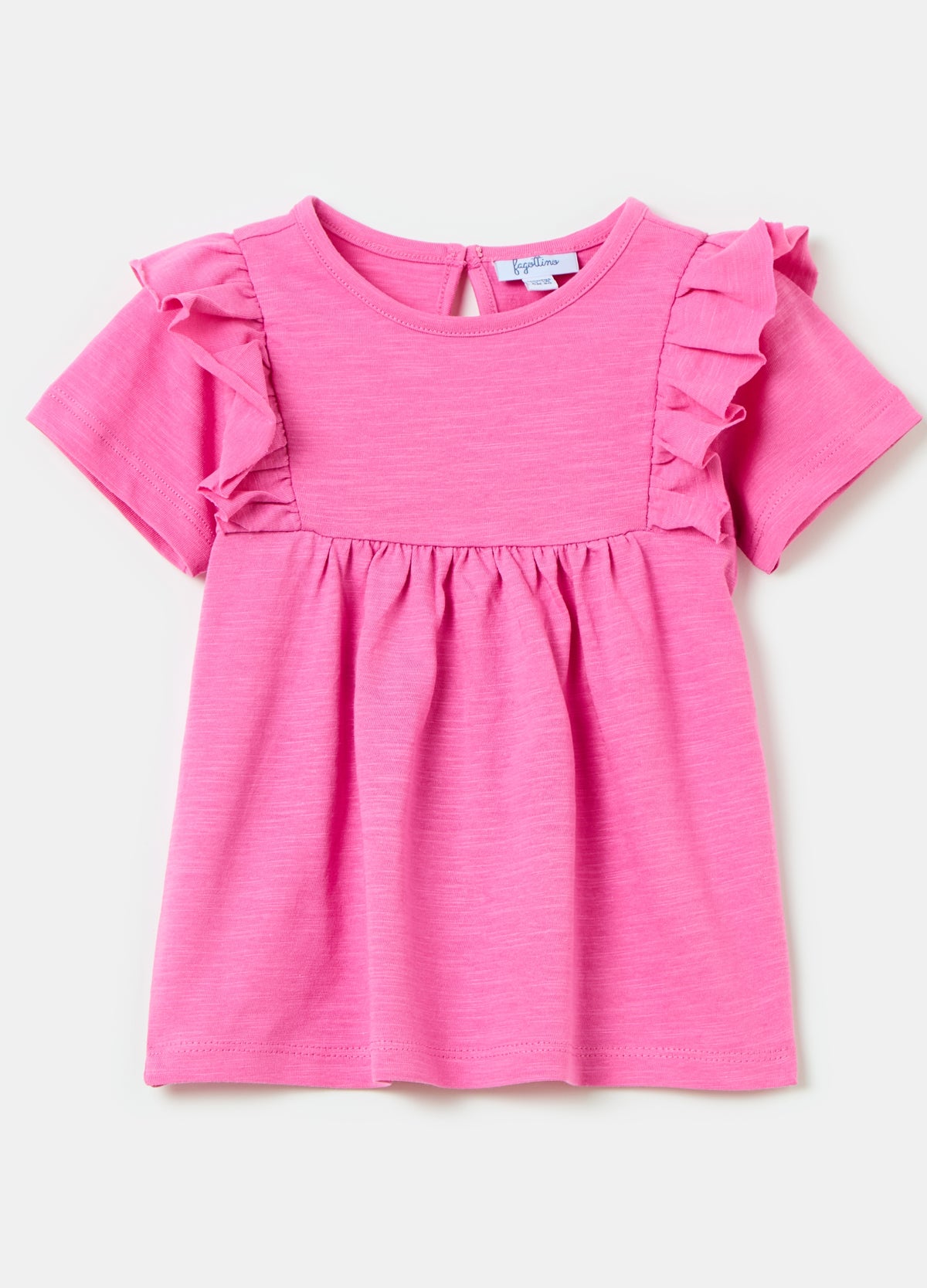 Ovs Cotton T-Shirt With Frills