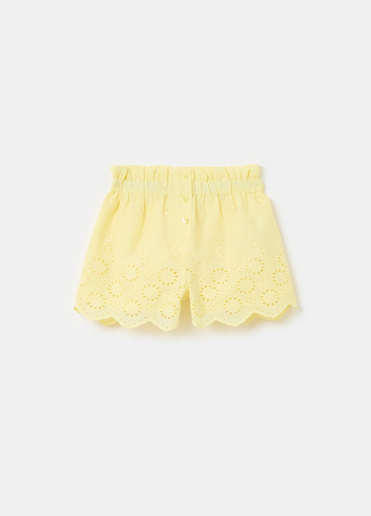 Shorts In Broderie Anglaise Cotton