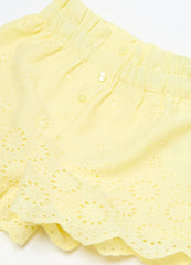 Shorts In Broderie Anglaise Cotton