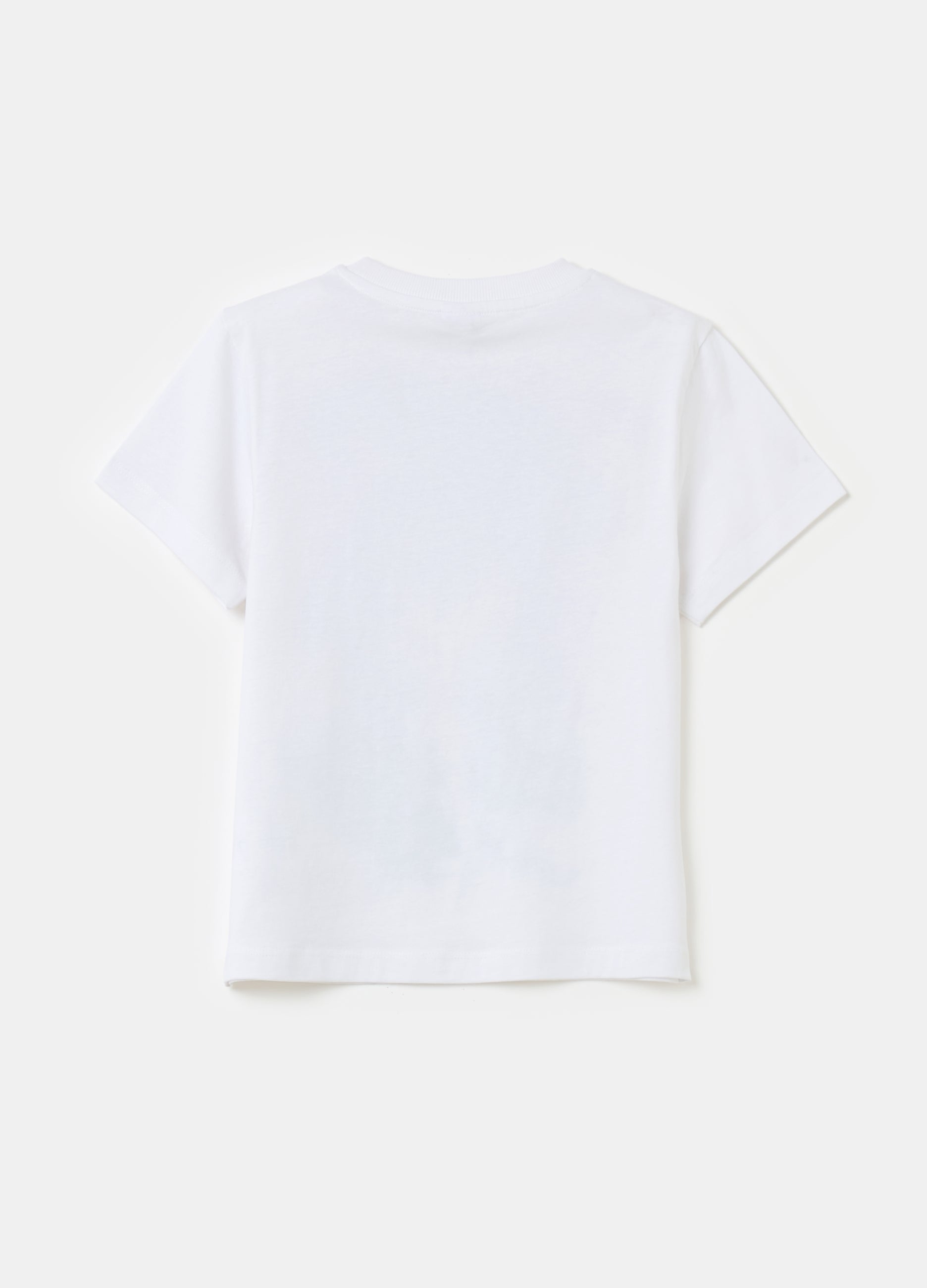 Ovs Cotton T-Shirt With Joker Print