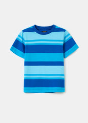 Ovs Cotton T-Shirt With Striped Pattern