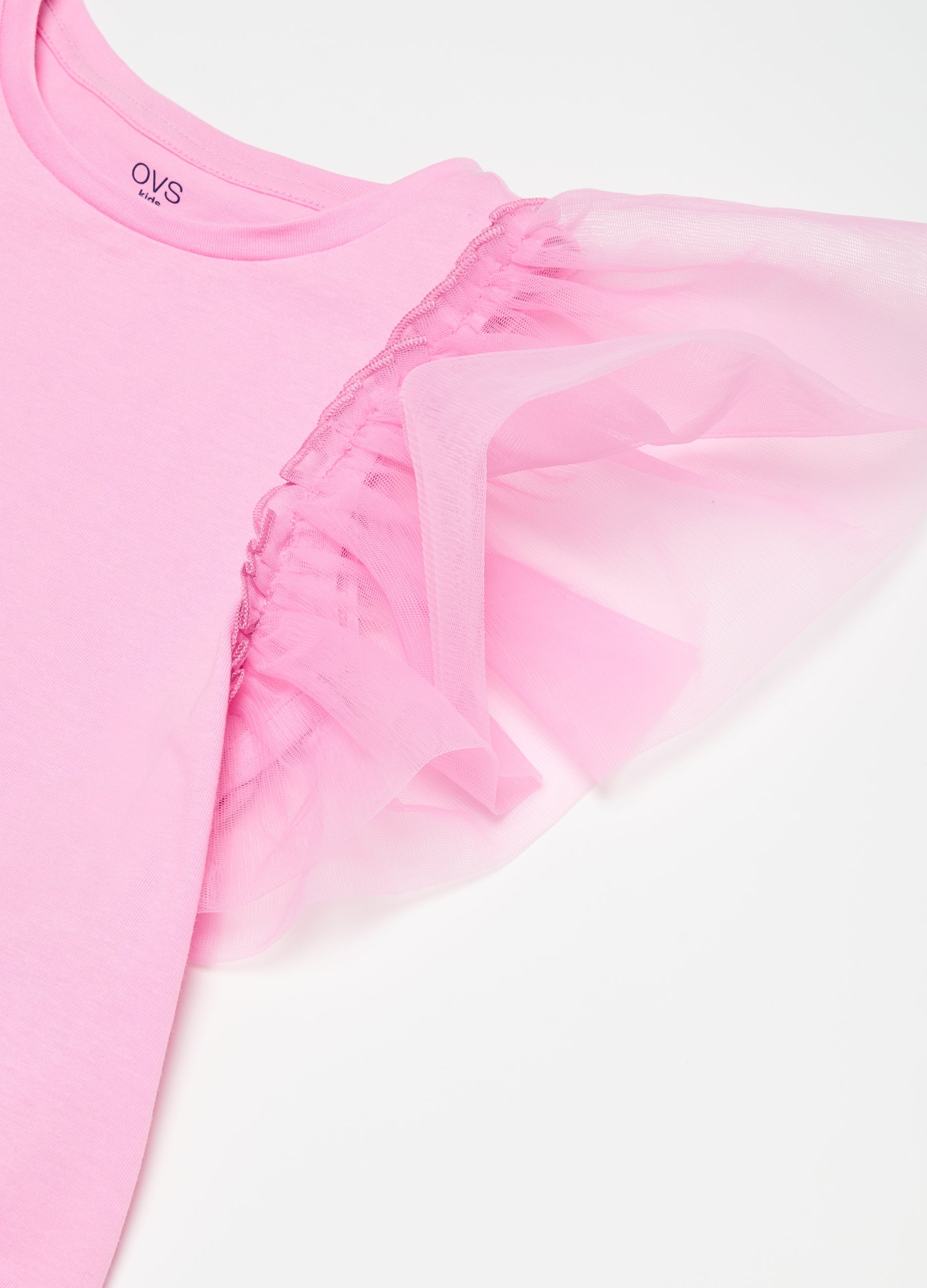 Jogging Set With Tulle Application