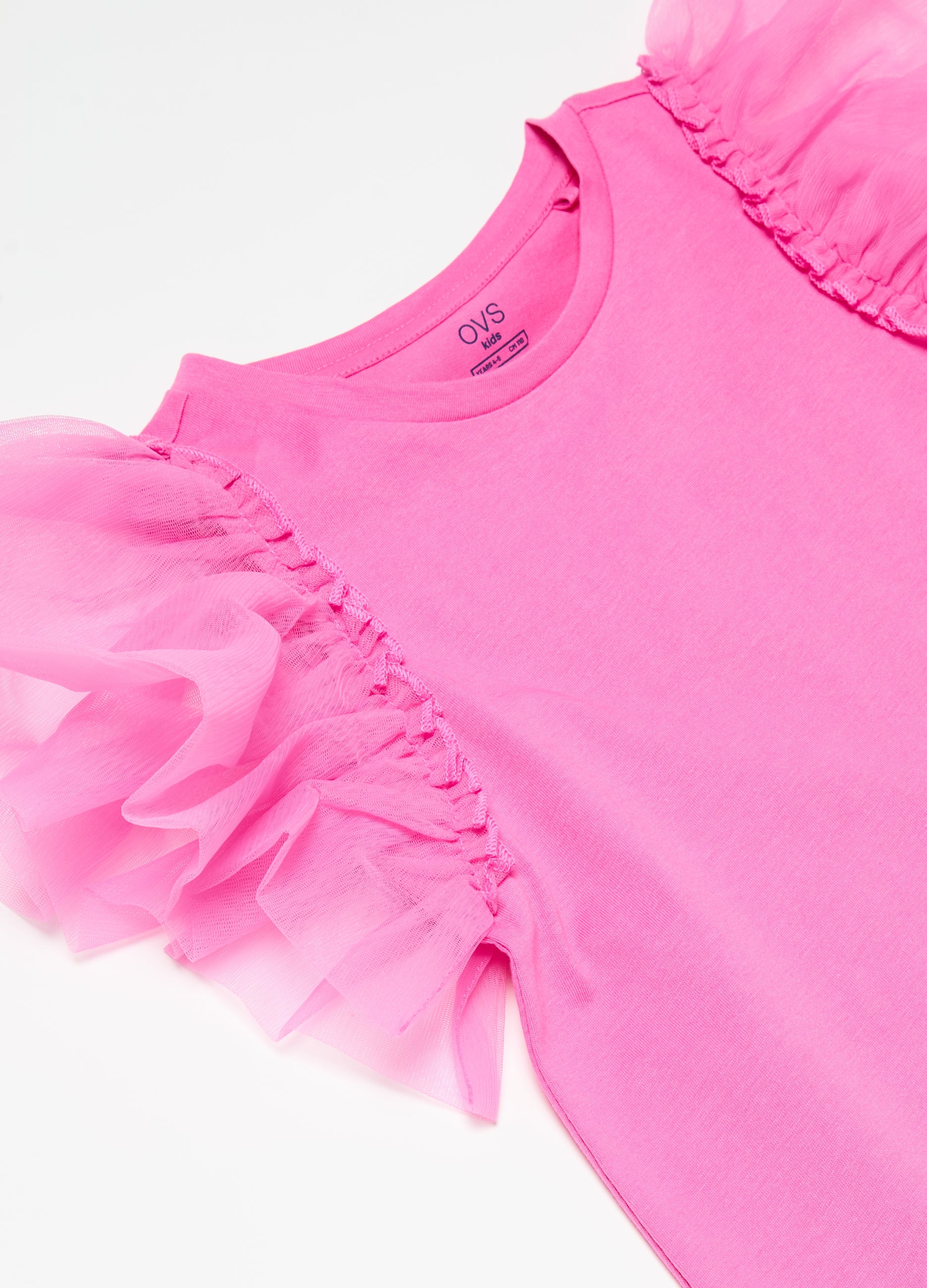 Ovs Jogging Set With Tulle Application