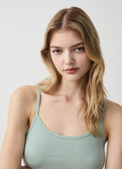 Two-Pack Stretch Organic Cotton Vests