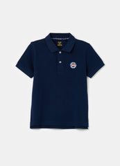 Ovs Polo Shirt With Nautical Circle Embroidery