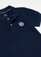 Ovs Polo Shirt With Nautical Circle Embroidery