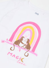 Ovs Printed Cotton T-Shirt