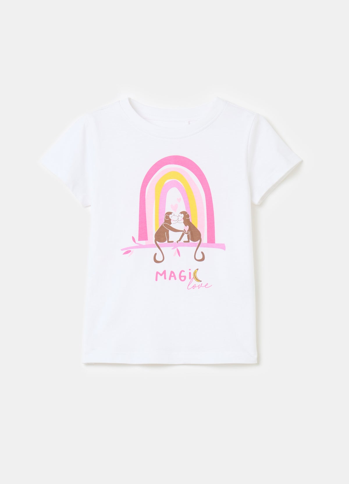 Ovs Printed Cotton T-Shirt