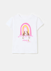 Ovs Printed Cotton T-Shirt