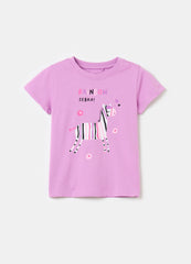 Ovs Printed Cotton T-Shirt