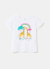 Ovs Printed Cotton T-Shirt