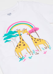 Ovs Printed Cotton T-Shirt