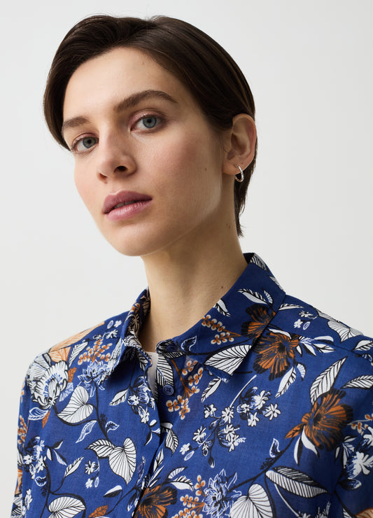 Ramie And Cotton Shirt