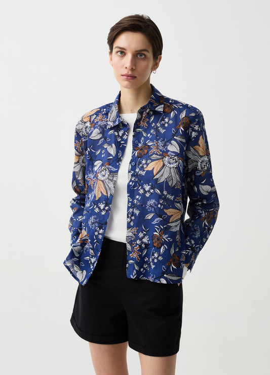 Ramie And Cotton Shirt