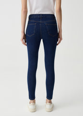 Ovs Skinny-Fit Cropped Jeans With Five Pockets