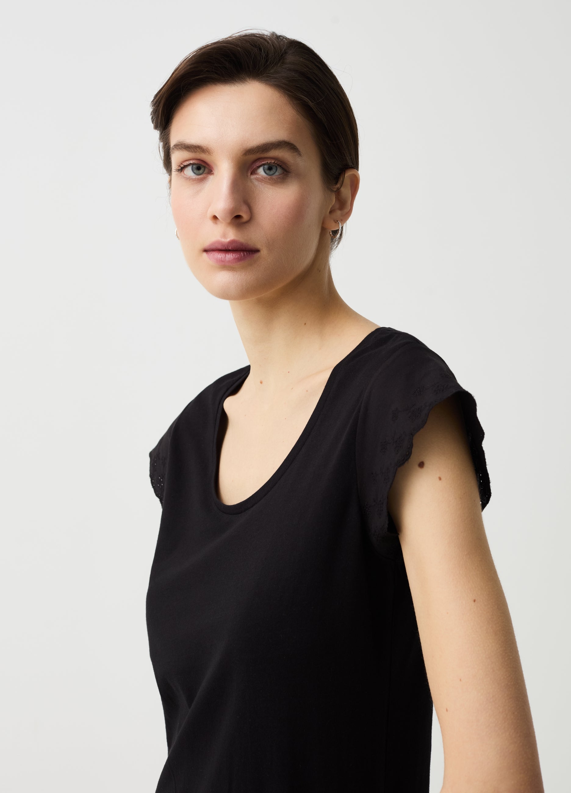 Short Pyjamas In Organic Cotton And Viscose