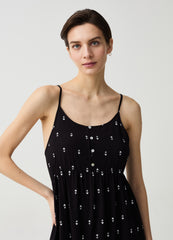 Nightdress With Ethnic Print