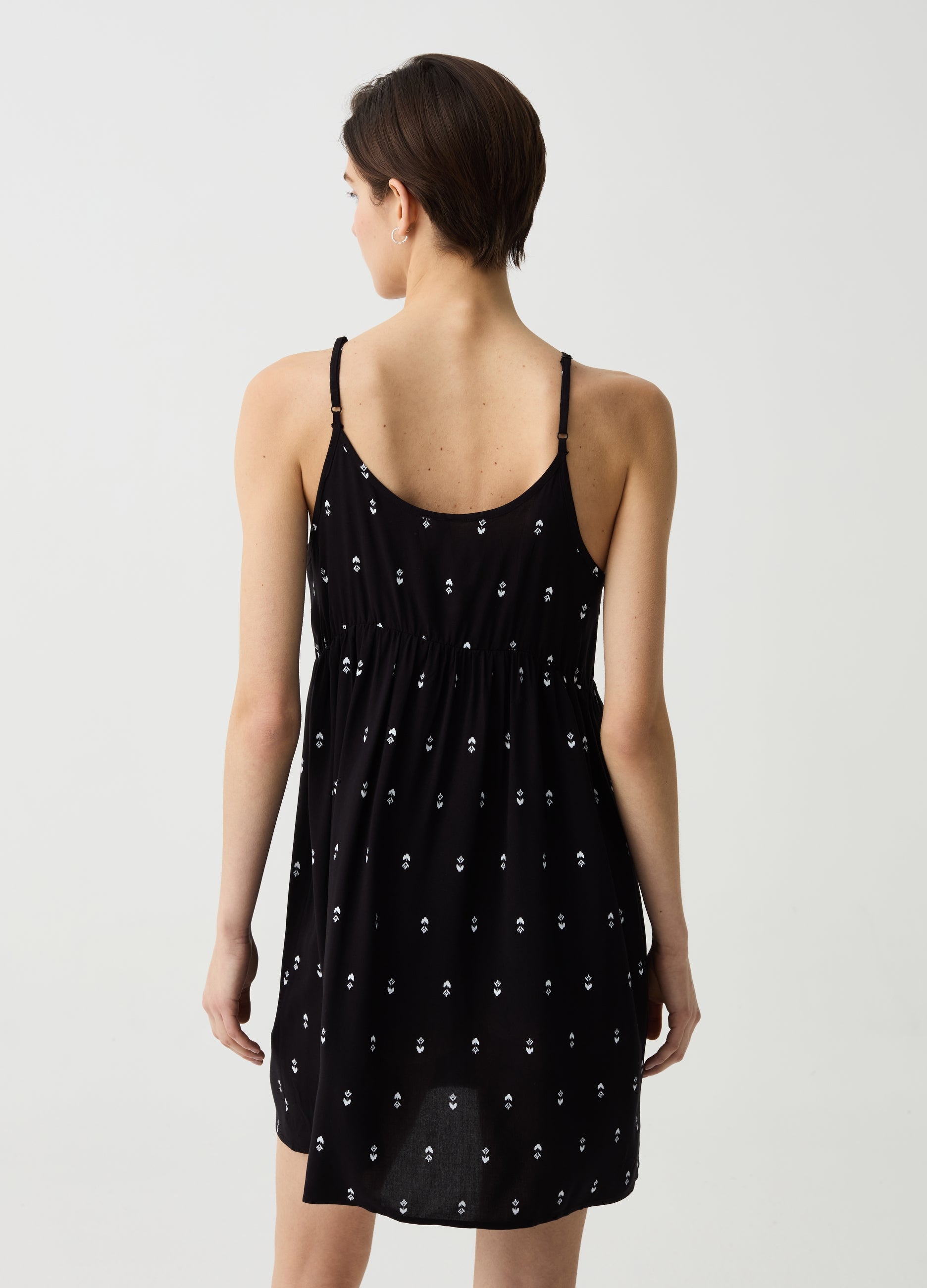 Nightdress With Ethnic Print