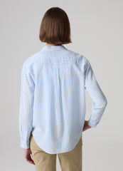 Striped Seersucker Shirt