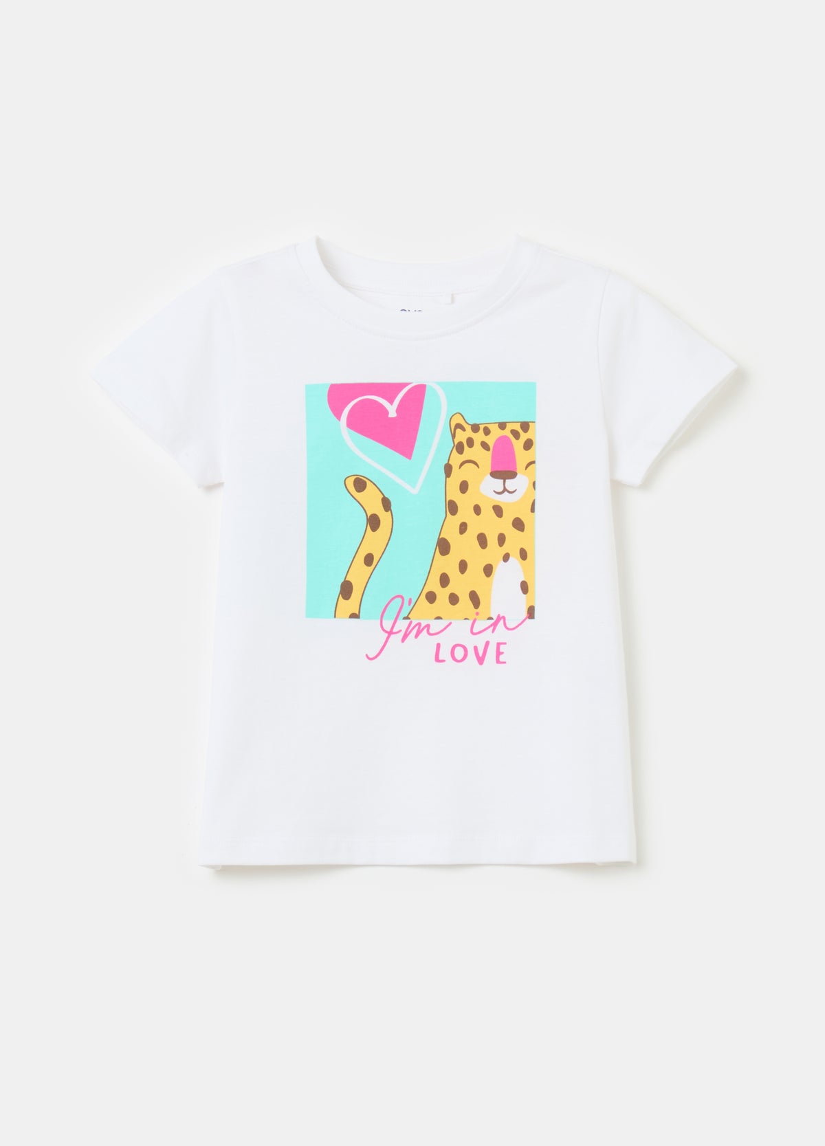 Ovs Organic Cotton T-Shirt With Print
