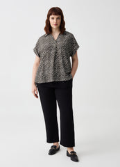 Curvy Solid Colour Cigarette Trousers