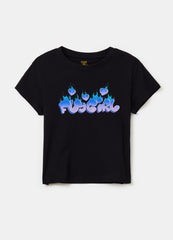 Ovs Printed Cotton T-Shirt