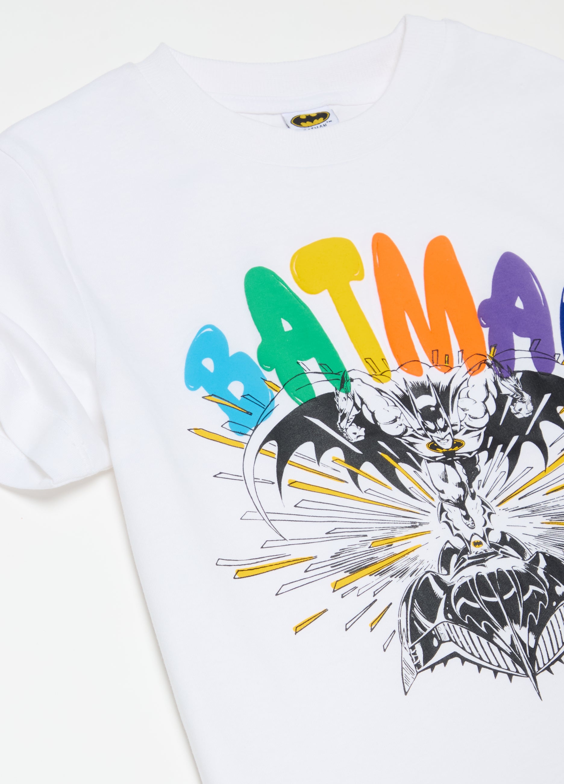 Ovs Cotton T-Shirt With Batman Print