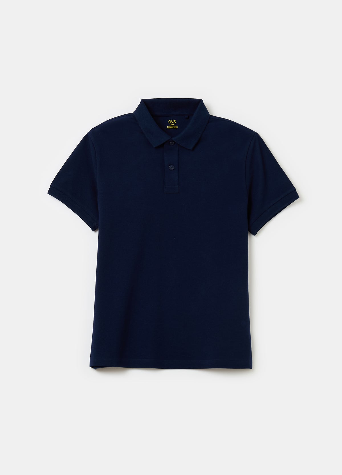 Solid Colour Cotton Polo Shirt