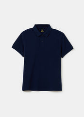 Solid Colour Cotton Polo Shirt