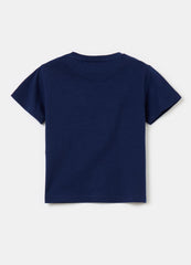 Ovs Cotton T-Shirt With Racing Car Patch