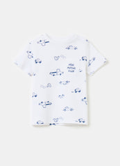 Ovs Organic Cotton T-Shirt With Print