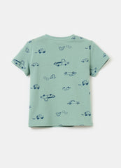 Ovs Organic Cotton T-Shirt With Print